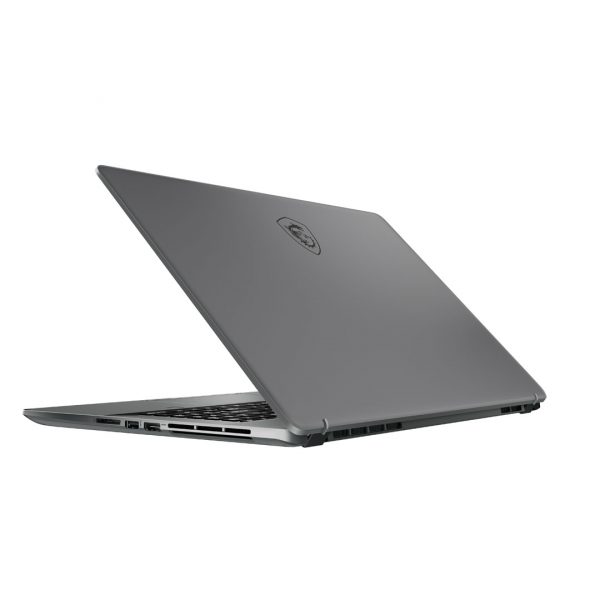 MSI CreatorPro Z17 high performance mobiel werkstation linksachter half gesloten